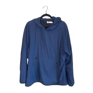 Hill City Mens Pullover Weightless Insulated Hoodie Navy Blue XL Lightweight